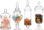 Decorative Glass Jar Set  (4 Pcs) | Full House Lebanon