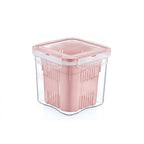 Airtight Olive Storage Container with a Strainer