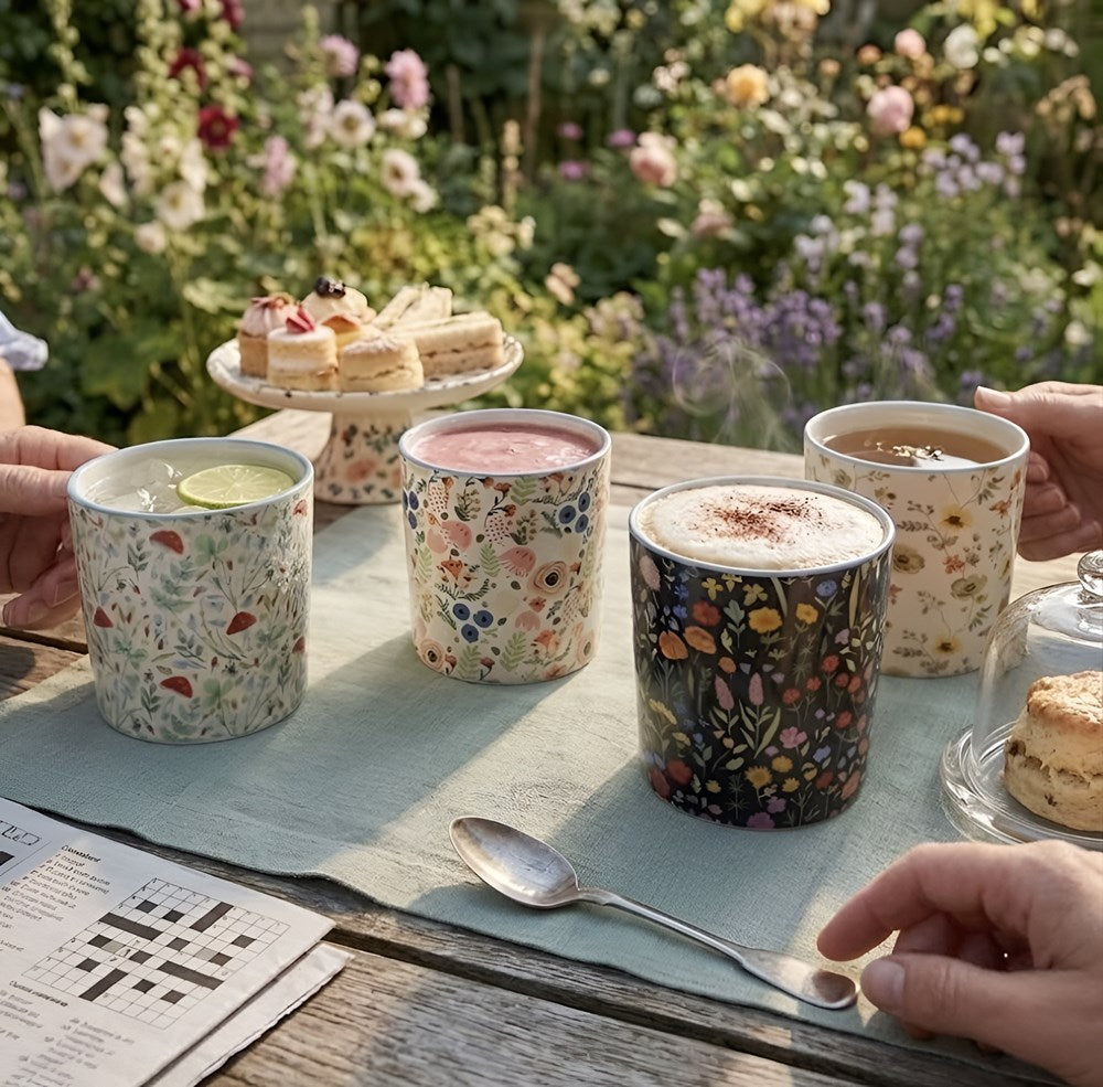 Floral Ceramic Mug | Full House Lebanon