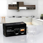 Double -Wall Espresso Cup Set (2 Pcs) | Full House Lebanon