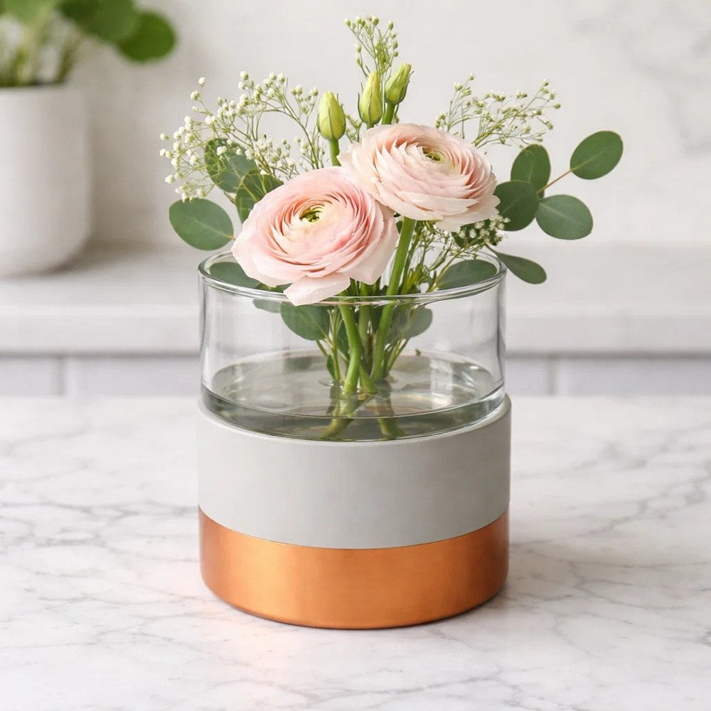 Round Modern Glass Vase