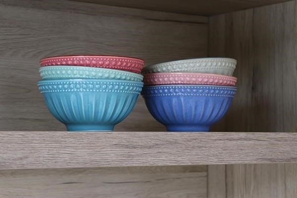 Vibrant Colorful Patterned Porcelain Bowl Set (6 Pcs) | Full House Lebanon