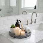 Round Grey Stone Tray | Full House Lebanon