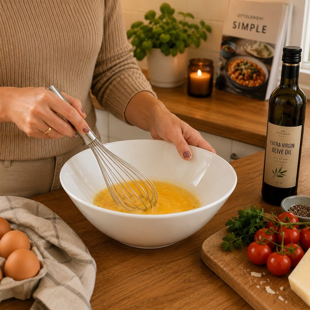 White Porcelain Salad Serving Bowl | Full House Lebanon