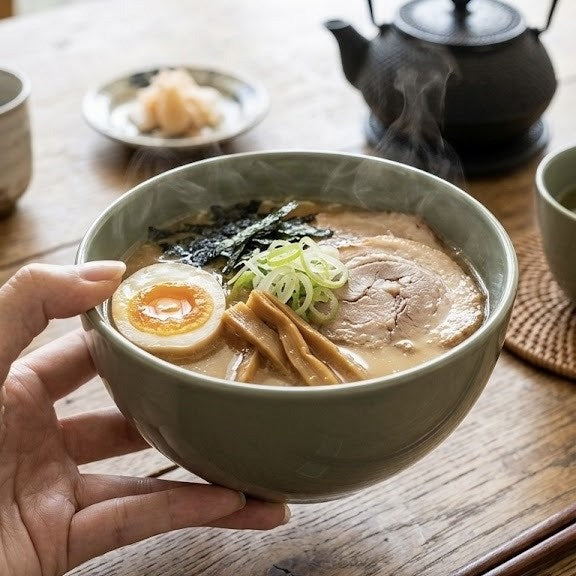 Glossy Porcelain Soup Bowl