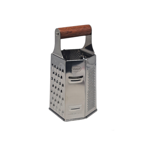 Yakut Stainless Steel Grater with Wooden Handle - 4 sides | Full House Lebanon