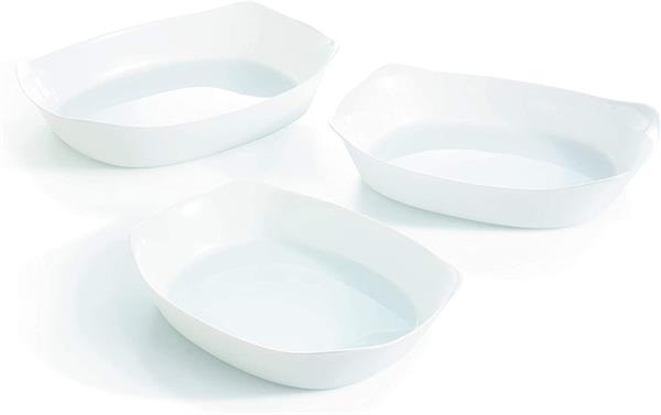 Luminarc Smart Cuisine Carine Oven Dishes Set (3 Pcs) | Full House Lebanon