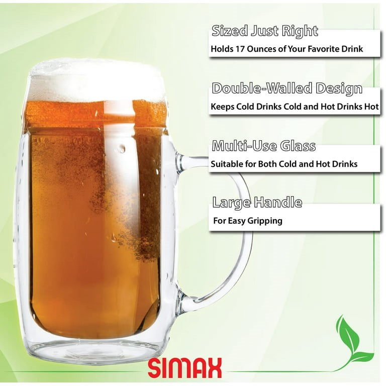 Simax Double Wall Glass Beer | Full House Lebanon