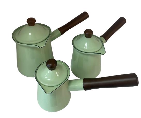 Enamel Coffee Pots - Medium, Light Grey | Full House Lebanon