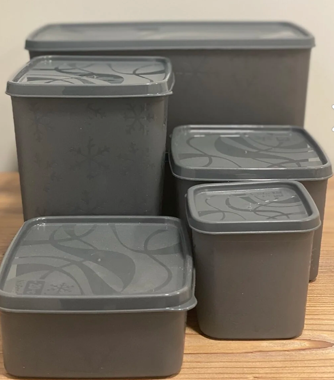 No Frost Storage Box Set (6 Pcs) - Blue | Full House Lebanon