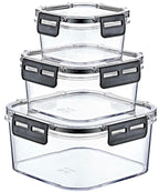 Clear Food Storage Square - 850 ml | Full House Lebanon