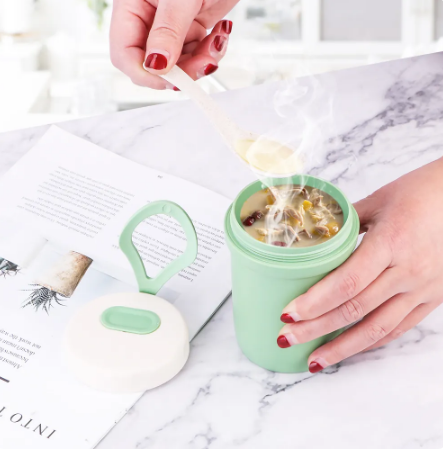 Breakfast Portable Cup 300 ml - Beige | Full House Lebanon