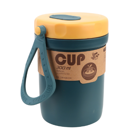 Breakfast Portable Cup 300 ml - Green | Full House Lebanon