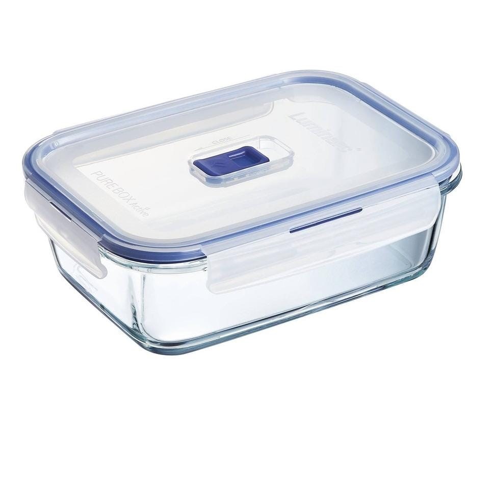 Luminarc Pure Box Active Rectangular Food Container Set (3 Pcs) | Full House Lebanon