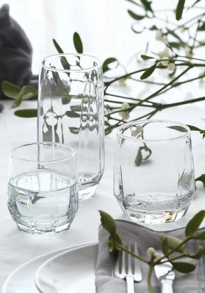 LAV Diamond Glass Cups Set (18 Pcs) | Full House Lebanon