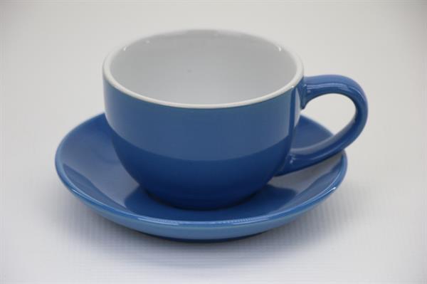 Glossy Tea Cups (Half a Dozen) - Aqua | Full House Lebanon
