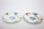 Floral Patterned Porcelain Plates - Green | Full House Lebanon