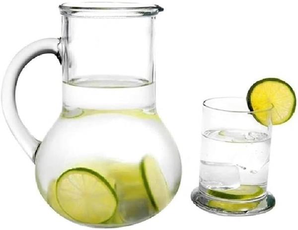 Oasis Glass Jug Set (2 Pcs) | Full House Lebanon