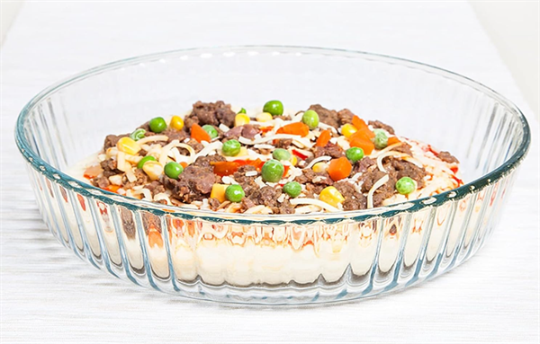 Borcam Fluted Oven-safe Round Tray | Full House Lebanon