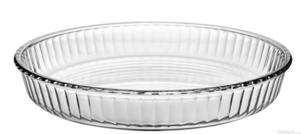 Borcam Fluted Oven-safe Round Tray - 26 cm | Full House Lebanon
