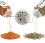 Spice Jar with Black Metal Lid - Get 6 pcs round | Full House Lebanon