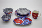 Blue & Red Dinnerware - Oval Plate | Full House Lebanon
