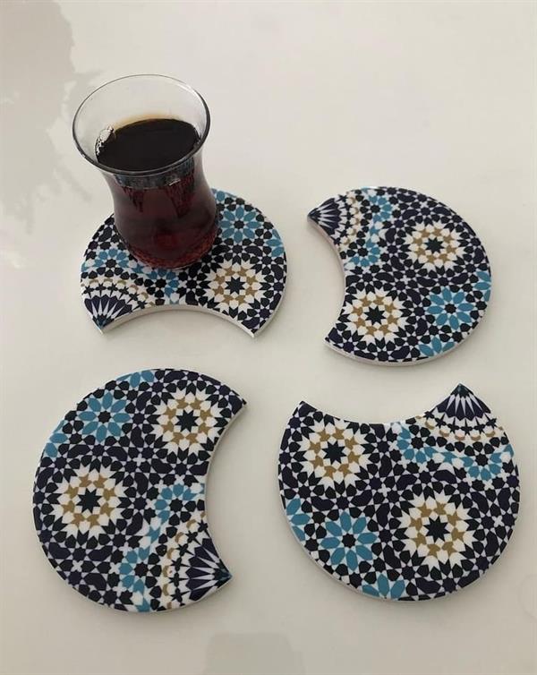 Ceramic Coaster Set (4 Pcs) | Full House Lebanon