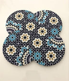 Ceramic Coaster Set (4 Pcs) - Design 4 | Full House Lebanon
