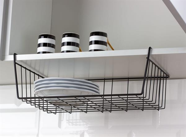 Cabinet Wire Hanging Basket Shelf - Silver | Full House Lebanon