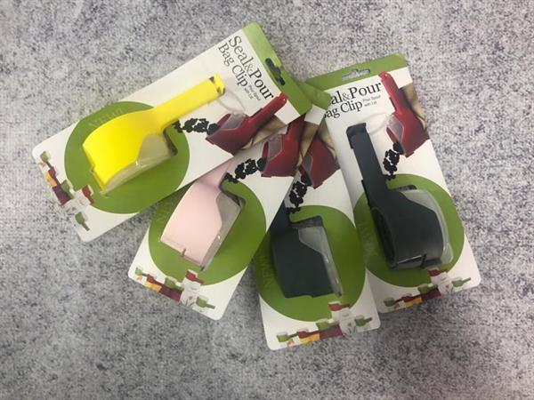 Seal and Pour Bag Clip - Pink | Full House Lebanon