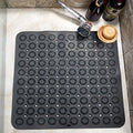 Square Massage Bath Mat - Grey | Full House Lebanon