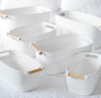 Multi-Purpose Basket Organizer - Small, White | Full House Lebanon