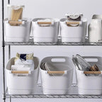 Multi-Purpose Basket Organizer - Medium, Light Grey | Full House Lebanon