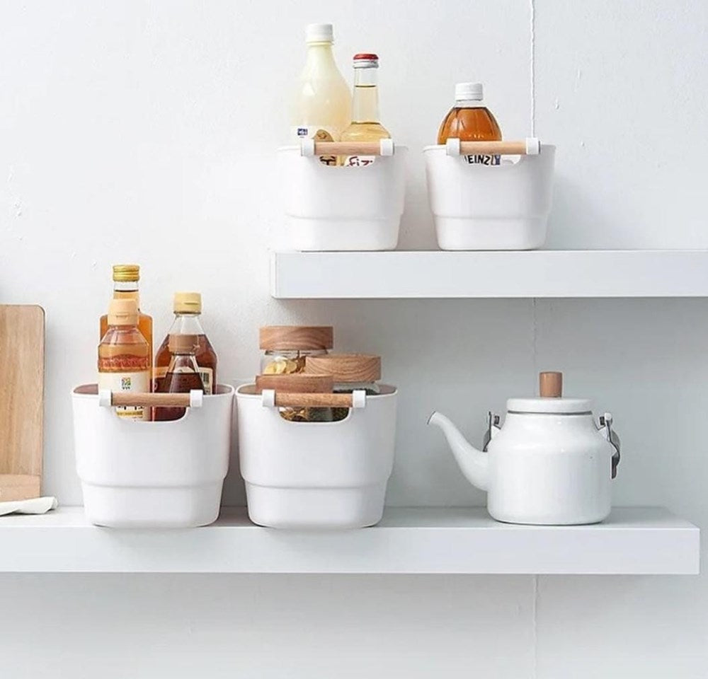 Multi-Purpose Basket Organizer - Large, White | Full House Lebanon