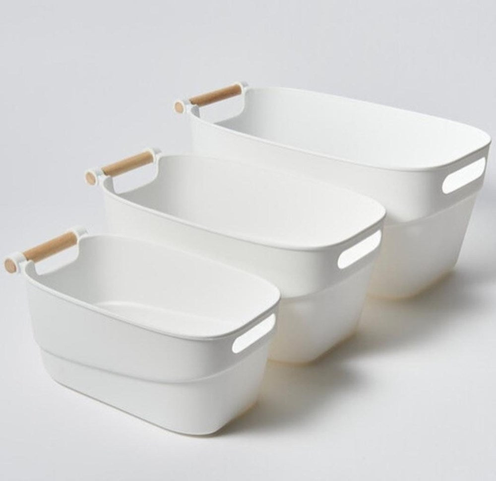 Multi-Purpose Basket Organizer - Small, Light Grey | Full House Lebanon