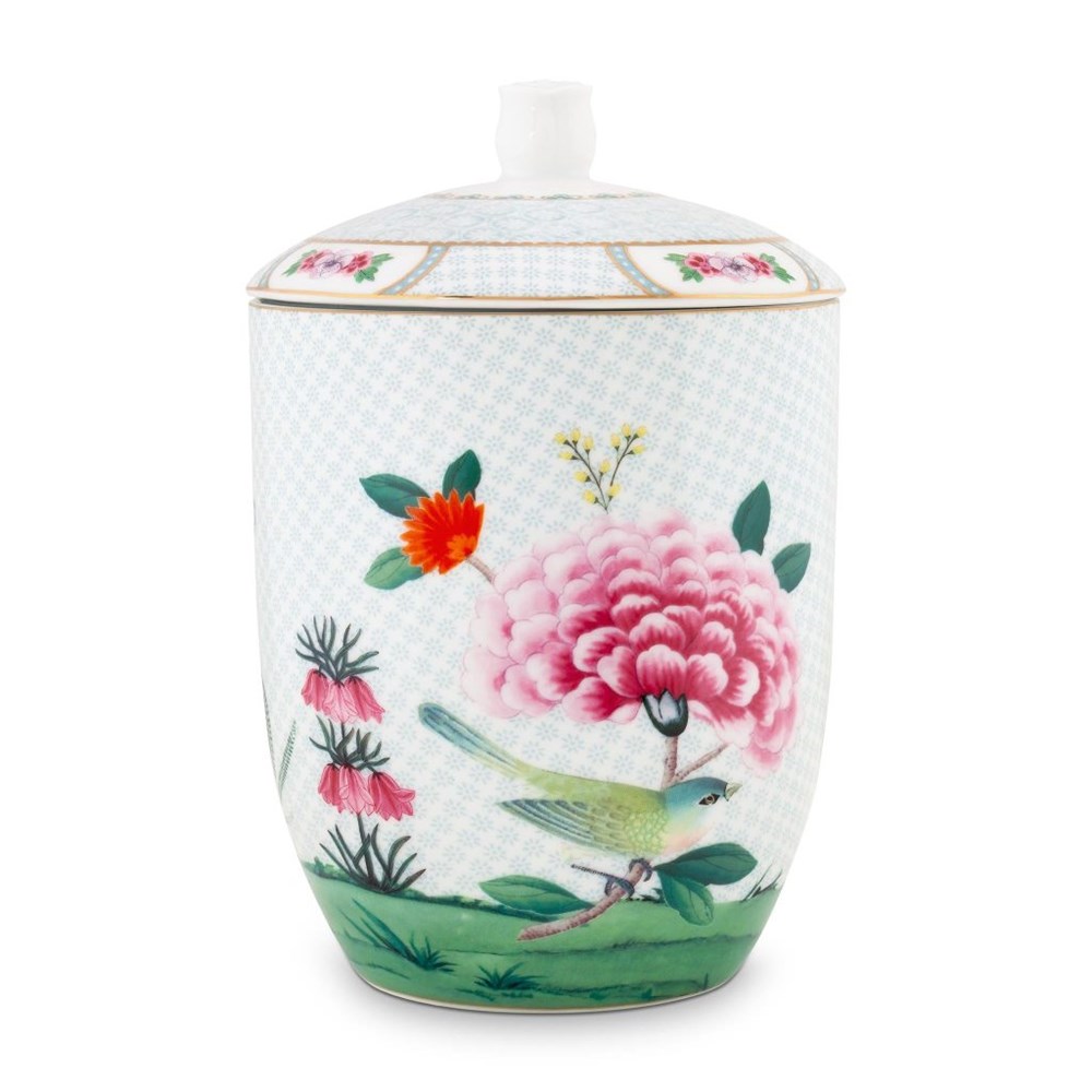Pip Studio Blushing Birds Storage Jar White | Full House Lebanon