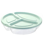 3-Compartment Round Snack Food Container | Full House Lebanon