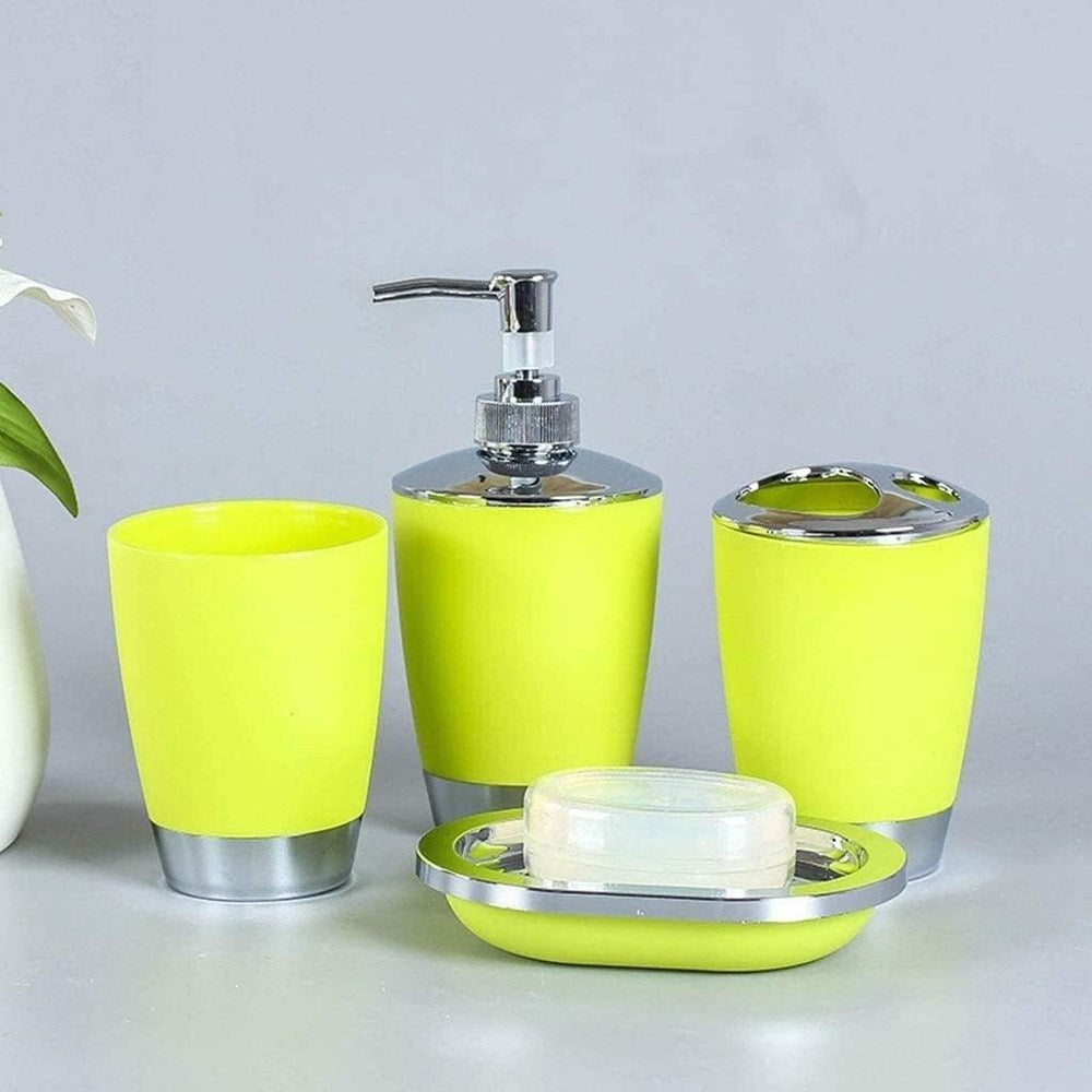 Bathroom Accessories Set (4 Pcs) - Blue | Full House Lebanon