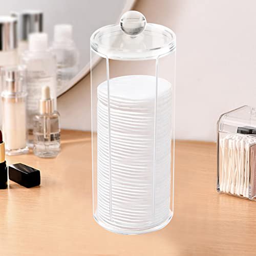 Acrylic Round Cotton Pad Holder | Full House Lebanon