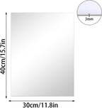 Self Adhesive Non Glass Rectangular Mirror | Full House Lebanon