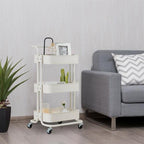 3-Tiers Metal Rolling Cart | Full House Lebanon