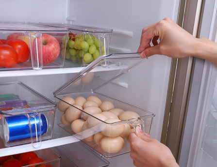 Acrylic Fridge Drawer Organizer with Cover - Small | Full House Lebanon