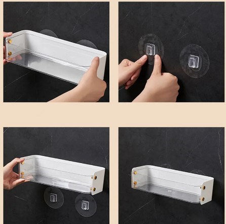 Wall-Mounted Acrylic Rack - White | Full House Lebanon