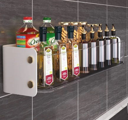 Wall-Mounted Acrylic Rack - Black | Full House Lebanon