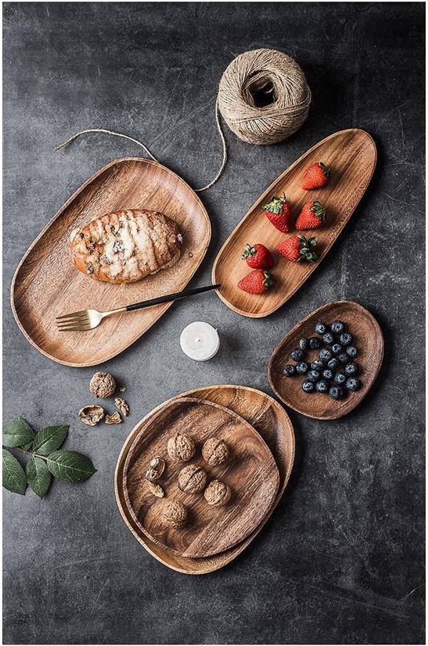 Acacia Wood Serving Platters | Full House Lebanon