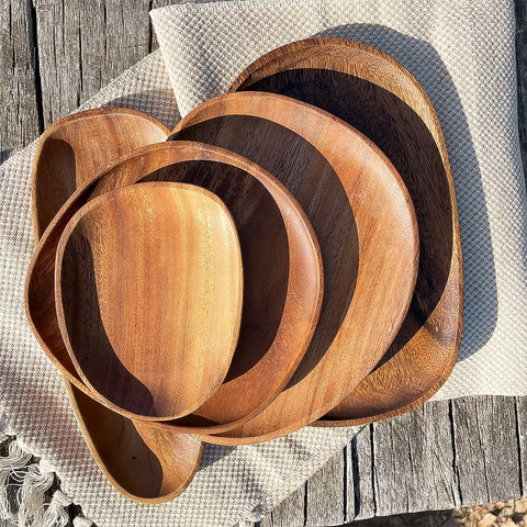 Acacia Wood Serving Platters | Full House Lebanon