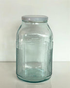 Square Glass Jar | Full House Lebanon