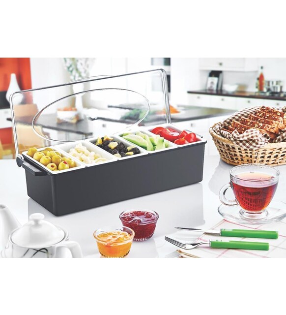 5 Compartment Divided Food Container | Full House Lebanon