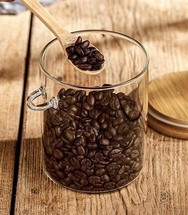 Glass Jar with Wooden Spoon | Full House Lebanon