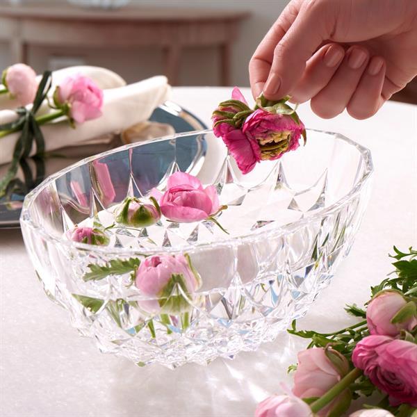 Lavinia Oval Glass Bowl | Full House Lebanon